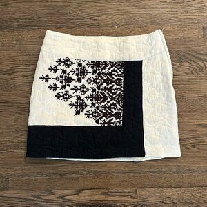 Adorable quilted Anthro mini skirt